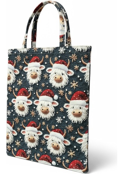 Kumaş Yeni Yıl Çantası, Bez Çanta, Hediye Poşeti, Noel Baba Çanta indirimleri