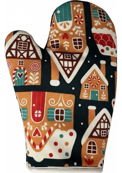 Fırın Eldiveni Yeni Yıl Temalı , Yılbaşı Temalı modelleri