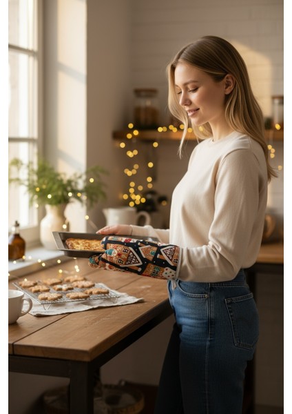 Fırın Eldiveni Yeni Yıl Temalı , Yılbaşı Temalı