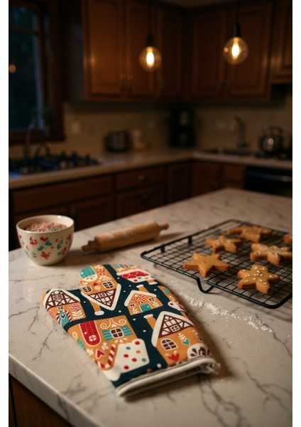 Fırın Eldiveni Yeni Yıl Temalı , Yılbaşı Temalı