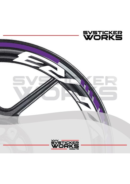 Yamaha Yzf-R3 Yazılı Jant Sticker Dış ve Iç Set Sticker Jant Şeridi fiyatları