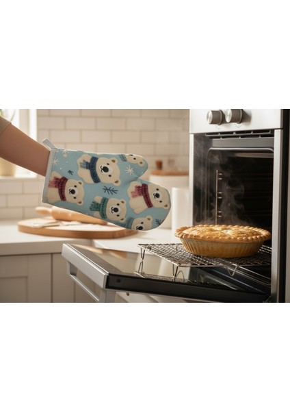 Fırın Eldiveni Yeni Yıl Temalı , Yılbaşı Temalı