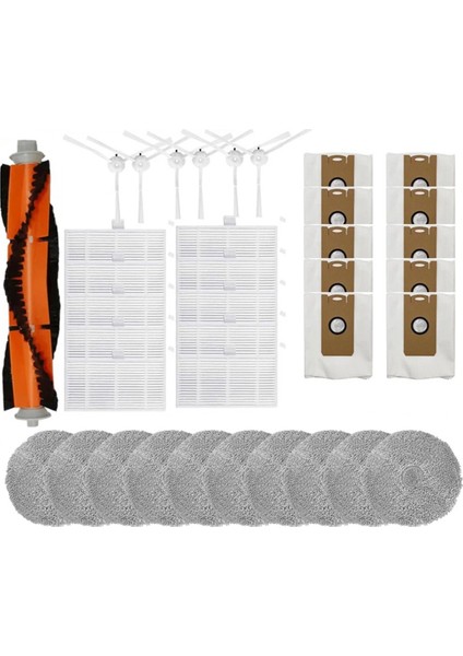 Xiaomi Lydsto W2 Ana Yan Fırça Hepa Filtreleri Paspas Kumaşları Toz Çanta Aksesuarları Replacemnet Yedek Parçalar (Yurt Dışından)