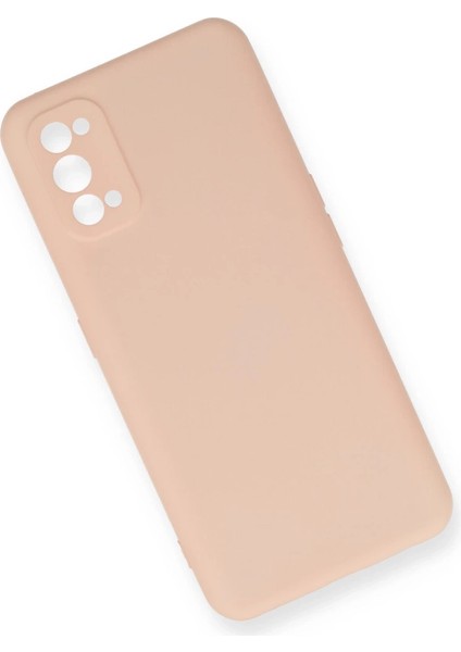 Realme 7 Pro Kılıf Nano Içi Kadife Silikon - Pudra modelleri