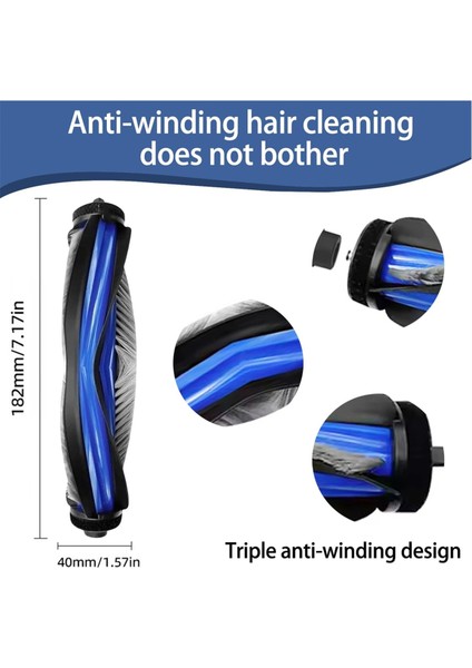 Ecovacs T80 Omni Ana Fırça Silindiri Için Yedek Aksesuar Seti (Yurt Dışından) modelleri