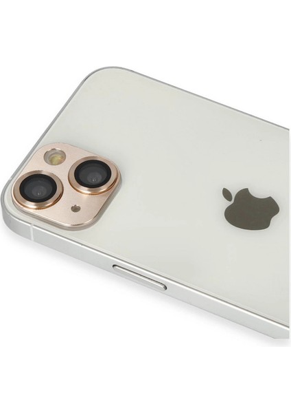 Iphone 13 Pers Alüminyum Kamera Lens - Gold modelleri