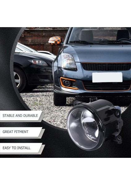 1 Çift Ön Tampon Sis Lambaları Ford Focus Suzuki Için H11 ile Yeni Alto Renault Peugeot Citroen Anti-Bez Lens (Yurt Dışından) modelleri