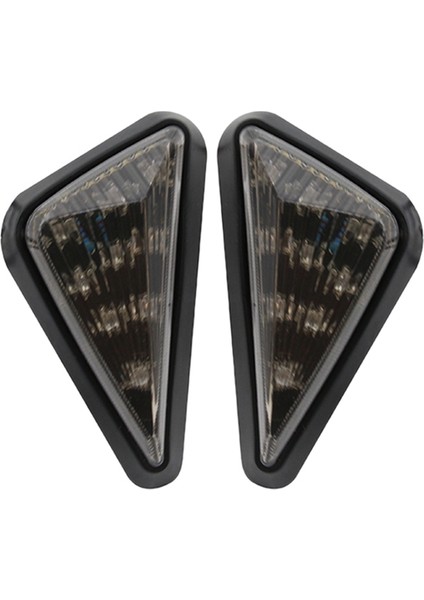 2 Adet Montaj Monte Üçgen Şeklinde LED Turn Sinyal Işığı, 12V Motosiklet Turn Sinyalleri Suzuki Honda Yamaha Için Işık (Yurt Dışından)