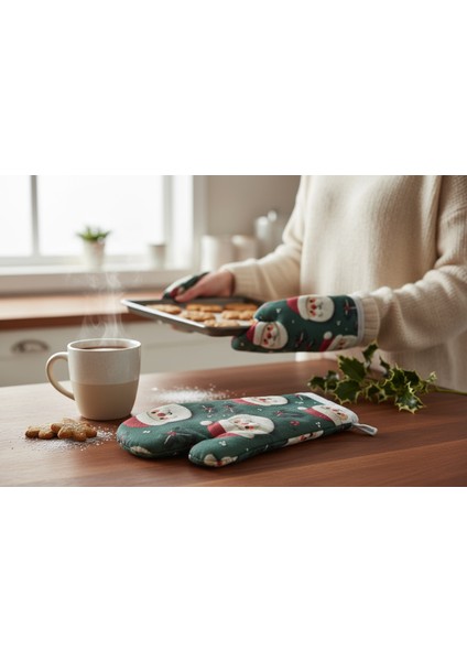 Fırın Eldiveni Yeni Yıl Temalı , Yılbaşı Temalı fiyatları