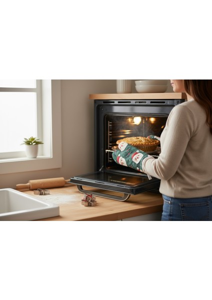 Fırın Eldiveni Yeni Yıl Temalı , Yılbaşı Temalı modelleri