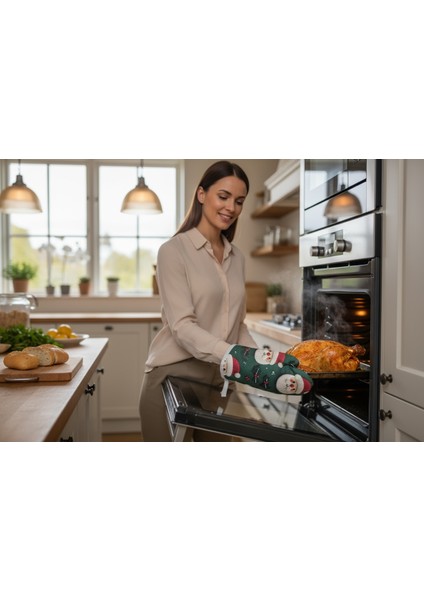 Fırın Eldiveni Yeni Yıl Temalı , Yılbaşı Temalı