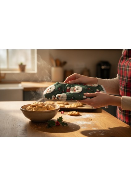 Fırın Eldiveni Yeni Yıl Temalı , Yılbaşı Temalı