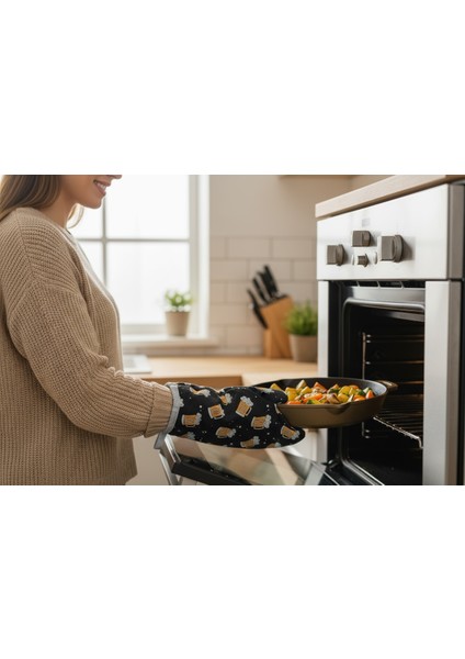 Fırın Eldiveni Yeni Yıl Temalı , Yılbaşı Temalı