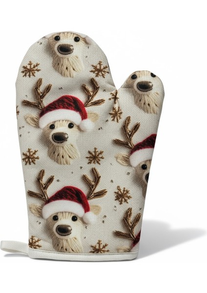 Fırın Eldiveni Yeni Yıl Temalı , Yılbaşı Temalı modelleri