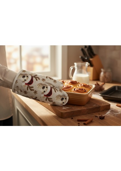 Fırın Eldiveni Yeni Yıl Temalı , Yılbaşı Temalı