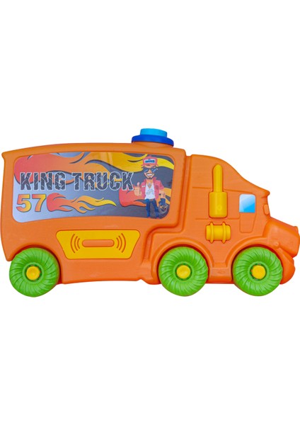 Çocuk Oyuncak Kamyon – Turuncu | Kornalı, Manevra Kabiliyetli, Dayanıklı Oyuncak Kamyon modelleri