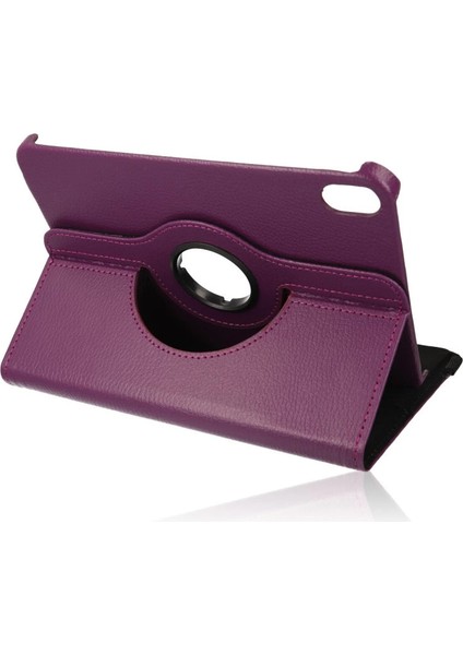 Ipad Mini 6 Kılıf 360 Tablet Deri Kılıf - Mürdüm