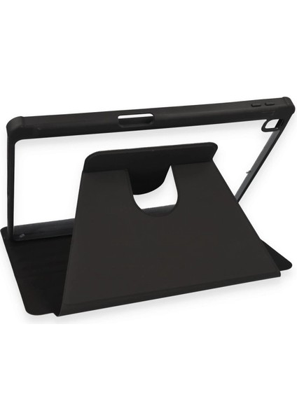 Ipad 10.2 (7.nesil) Kılıf Ling 360 Kalemlikli Tablet Kılıf - Siyah