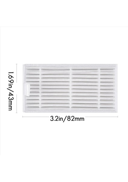 2 Ilıfe Hepa Filtresi V5 V5S V5 V3 V5S V50 Pro V55 X5 Robot Vakum Süpürge Aksesuarları Yedek Parçalar Değiştirme (Yurt Dışından) indirimleri