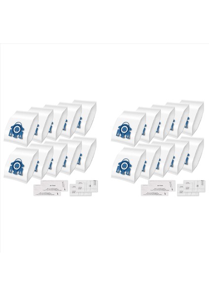 Miele Için 20X Toz Torbaları Vakum Süpürge Komple C3 Tam C2 Klasik C1 S400 S600 S800 Vakum Torbaları Hoover Torbaları (Yurt Dışından)