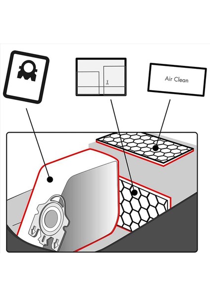 Miele Için 20X Toz Torbaları Vakum Süpürge Komple C3 Tam C2 Klasik C1 S400 S600 S800 Vakum Torbaları Hoover Torbaları (Yurt Dışından) modelleri