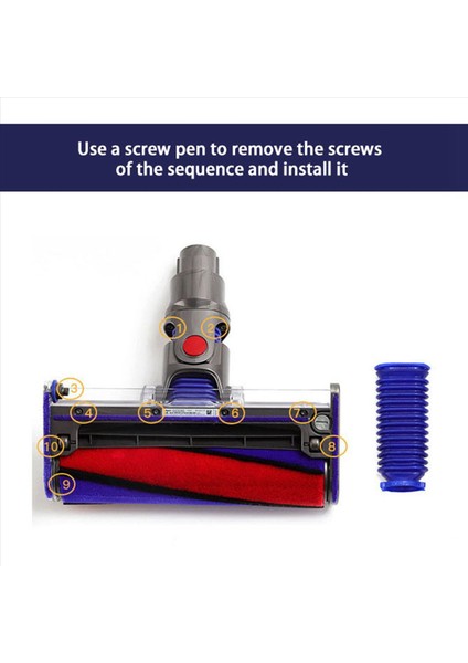 3x Dyson V6 V7 V8 V8 V10 V11 Yumuşak Velvet Silin (Yurt Dışından) indirimleri