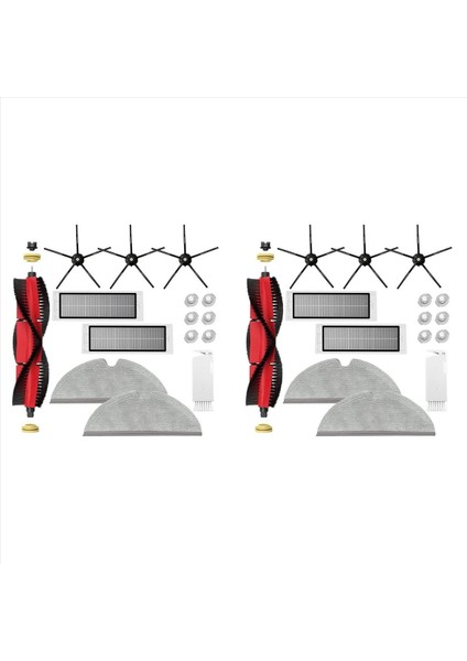 2 Xiaomi Roborock Için Set Aksesuarları S5 Max S6 Max S6 Pure S6 Maxv S50 S51 S55 S60 S65 S5 S6 Vakum Süpürge (Yurt Dışından)