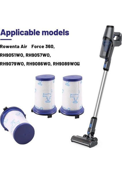3 Pc Vacuma Seğerlendirici Aksesuar Filtresi ZR009001 Parçalar Değiştirme Rowenta Hava Kuvvetleri 360 X-Pert RH9015WO (Yurt Dışından) indirimleri