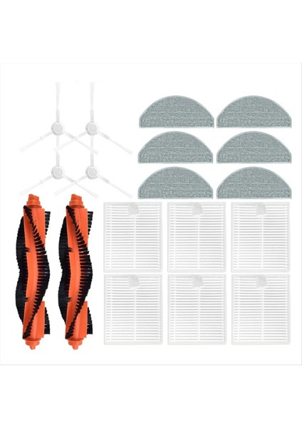 Xiaomi Robot Vakum E10 E12 B112 Süpürücü Temizleyici Yedek Parçalar Hepa Filtre Mop Bez Paçavraları Aksesuarları (Yurt Dışından)