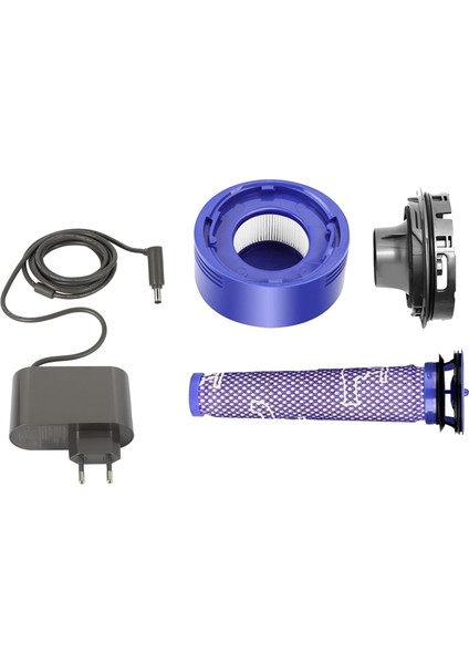 2 Set Vacuma Seğerlendirici Aksesuarları 1 Pcs Şarj Adaptörü Ab Fişi ve 1 Set Arka Kapak Filtre Kiti Motor Arka Kapak (Yurt Dışından)