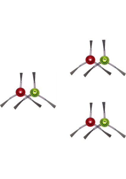 6x Ecovacs Deebot Ozmo T8 T8 Aıvı T9 Aıvı N8 Pro Robot Vakum Süpürge Parçaları Yan Fırça Aksesuarları (Yurt Dışından)
