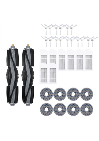Ecovacs Deebot X1 Omnı / T10 Omnı Aksesuarları Robot Yedek Parça Yedek Aksesuarlar Takım (Yurt Dışından)