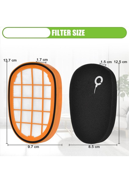 Philips Için 8 Paket Filtreleri Max Aqua Elde Taşıyıcı Vakum Süpürge FC6812 FC6813 FC6822 FC5005/01 Yedek Filtreler (Yurt Dışından) modelleri