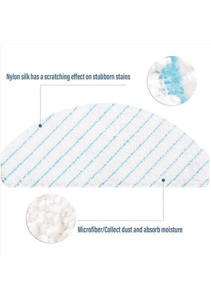 100PCS Ecovacs Deebot Ozmo T8 Aıvı T8 Max/max T10 Robot Vakum Süpürge Aksesuarları (Yurt Dışından) modelleri