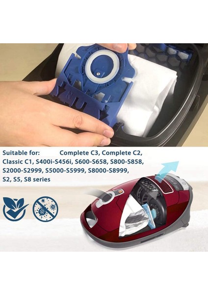 20PCS Miele Gn 3D Vakum Süpürge Tam C3 Complete C2 Klasik C1 S400 S600 S800 S2 S5 S8 (Yurt Dışından) indirimleri