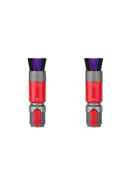 2x Dyson V7 V8 V10 V11 V12 V15 Vakum Süpürge Isisiz Toz Çıkarma Yumuşak Fırça Evrensel Emme Kafa Aksesuarları (Yurt Dışından)