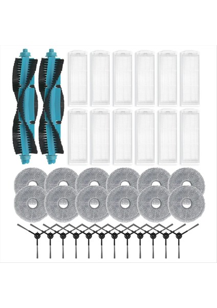 Cecotec Conga 11090 Spin Devrimi Ana Yan Fırça Hepa Filtre Mop Bez Aksesuarları Yedek Parçalar (Yurt Dışından)