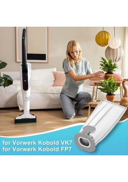 Vorwerk Vk7 Için 12 Elektrikli Temizleyici Torba Vorwerk Kobold Fp7 Vakum Süpürge Için Yedek Toz Çantası (Yurt Dışından) fırsatları