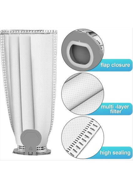 Vorwerk Vk7 Için 12 Elektrikli Temizleyici Torba Vorwerk Kobold Fp7 Vakum Süpürge Için Yedek Toz Çantası (Yurt Dışından) indirimleri