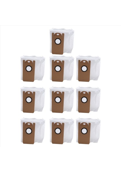 10 Pcs Yedek Toz Torbaları Koleksiyonu Xiaomi Viomi S9 Robot Vakum Süpürge Parçaları Için Çöp Çanta Aksesuarları (Yurt Dışından)