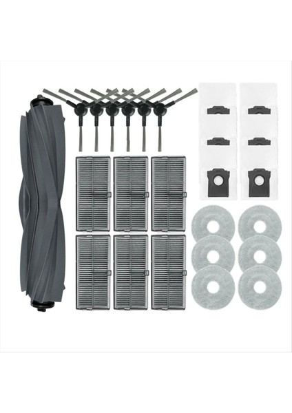 Dreame L10S Pro Ultra Yedek Ana Yan Fırça Hepa Filtre Posta Pad Toz Torbası Yedek Parçalar Aksesuarları (Yurt Dışından)