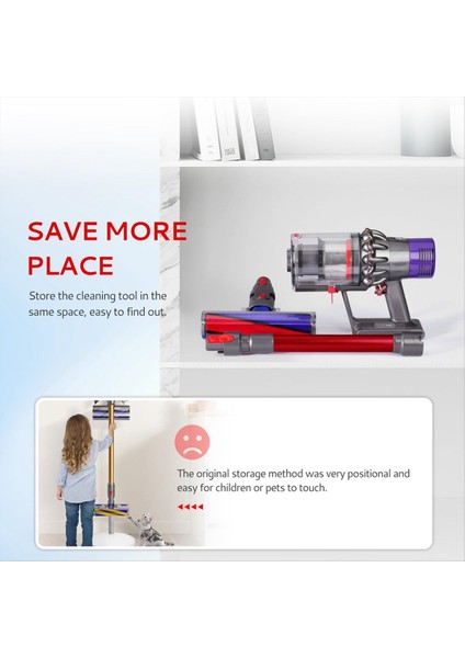 Dyson V7 V8 V8 V11 V11 V15 Kablosuz Vakum Çok Yönlü Çubuk Vakum Yedek Aksesuarı Için Uzatılabilir Değnek -B (Yurt Dışından) indirimleri
