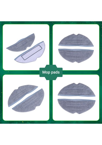 5 Pcs Mop Kumaş Yan Fırçası Xiaomi Için T7 T7PLUS S7 Roborock Vakum Süpürge Aksesuarları (Yurt Dışından) fırsatları