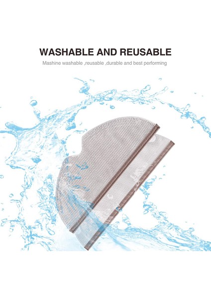 5 Pcs Mops Aksesuarları Xiaomi Roborock S5 Max S50 S55 Roborock S6 S6 Maxv Vakum Süpürge Mops (Yurt Dışından) fırsatları