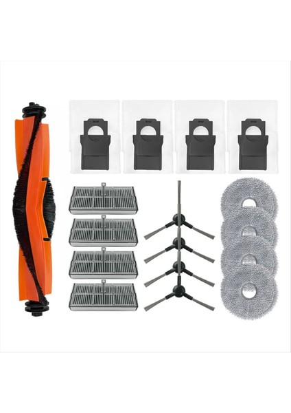 Dream Için Fit Master One / Master Pro Roller Hepa Filtre Mop Kumaşları Rag Toz Bag Robot Vakumları Yedek Parça Aksesuar (Yurt Dışından)