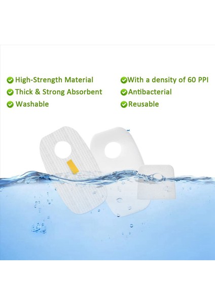 20X Ön ve Filtreler Kiti Yanıp Sarkan Ro-Cke Duoclean HV380 HV381 HV382 HV383 HV383 HV384Q HV380W (Yurt Dışından) fırsatları