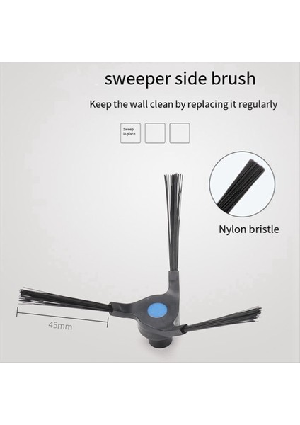 Ecovacs Için X2 X2PRO Süpürme Robot Yedek Parçalar Yedek Parça Yedek Aksesuarlar Sarf Meydanları Parçaları (Yurt Dışından) fırsatları