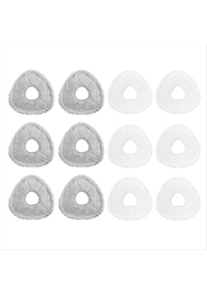 Narwal J4 / J4 Lite Robot Vakum Paspas Bezi Yedek Yedek Parça Aksesuarları Için Uyumlu 12PCS (Yurt Dışından)