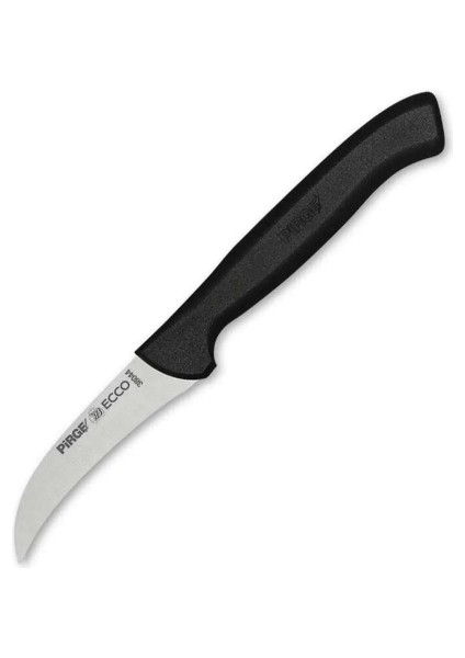Eco Lounge Pirge 38044 Ecco Kıvrık Eğri Sebze Dekor Bıçağı 7,5 cm - Siyah