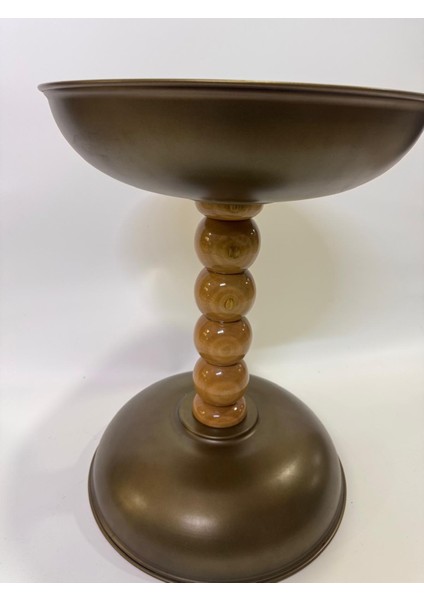 Luna 4mm Baskılı Camlı 53CM Yuvarlak Yan Sehpa modelleri